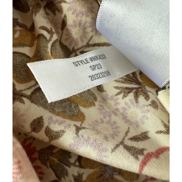 Madewell Tucker Tie Strap Floral Smocked Lucie Mini Dress – Size Medium - Picture 12 of 14